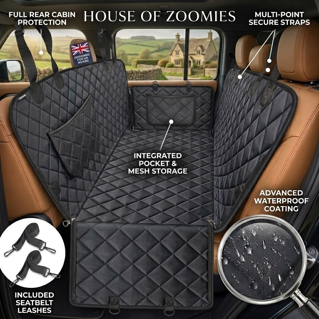 Premium Waterproof Pet Travel Hammock Seat