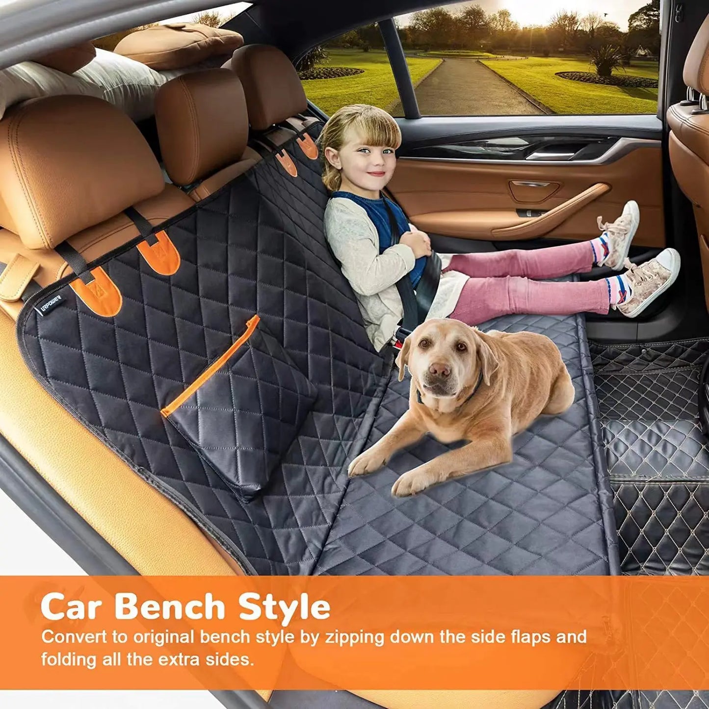 Premium Waterproof Pet Travel Hammock Seat
