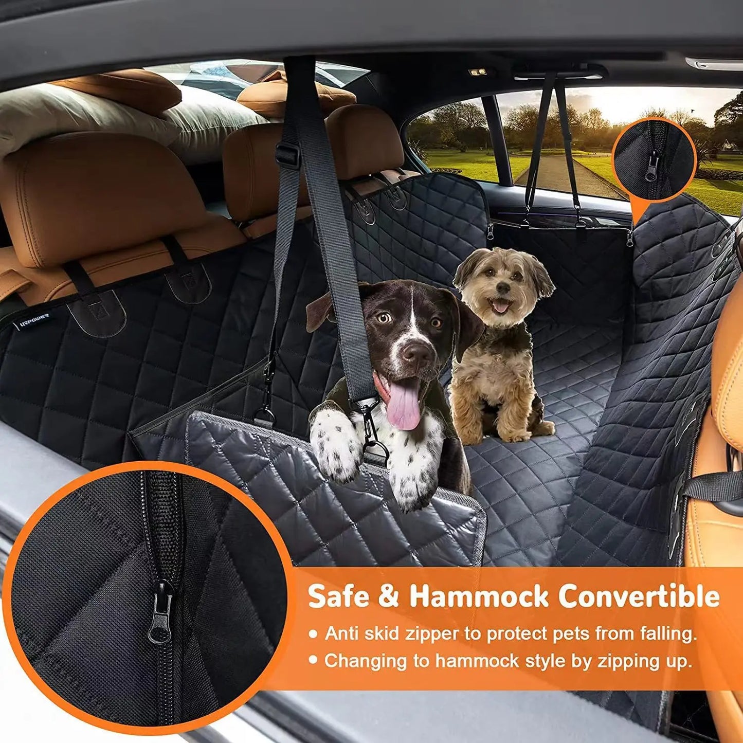 Premium Waterproof Pet Travel Hammock Seat